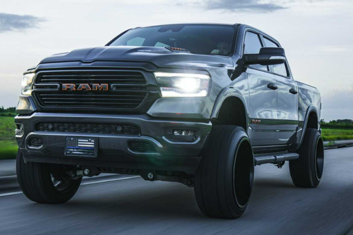 RAM Truck driving on a highway