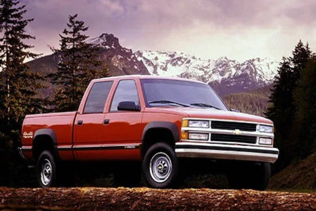 Vintage red Chevrolet