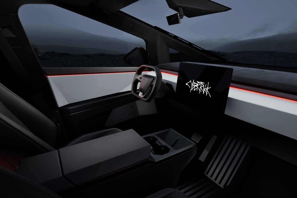 Cybertruck interior